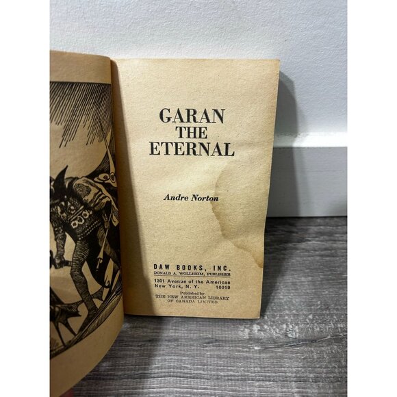 Garan the Eternal Book by Andre Norton Paperback 1973 - Picture 3 of 4